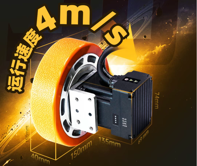 iWMC 50kg负载伺服轮正式上市,千赢国际伺服轮家族再添新成员!